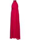 GALVAN FLAMINGO HALTER DRESS,112112691530