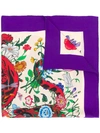 GUCCI flora tiger print scarf,4991433G00112693421