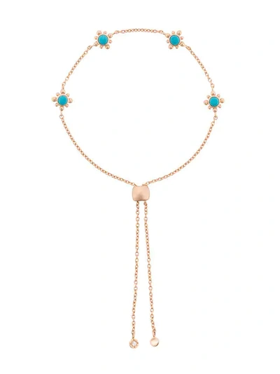 Astley Clarke Turquoise Floris Kula Bracelet In Metallic
