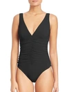 KARLA COLLETTO SWIM WOMEN'S ONE-PIECE RUCHED-CENTER SWIMSUIT,0431936055886