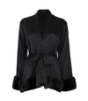 CINQUE Short Oriental Black Robe,1807751896382279975