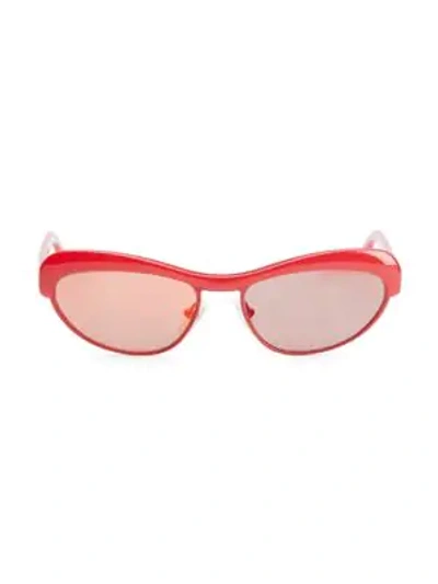 Andy Wolf Akira Cat Eye Sunglasses In Red