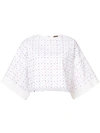 ADAM LIPPES cotton poplin cropped t-shirt,S18111CS