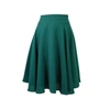 LAUREN LYNN LONDON The Louisa Skirt - Flared Knee length skirt - Emerald Green