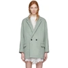 ISABEL MARANT Green Filey Timeless Coat,18PMA0335-18P037I