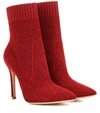 GIANVITO ROSSI FIONA 105 BOUCLÉ ANKLE BOOTS,P00310668