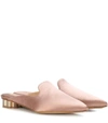 FERRAGAMO MAIDA 20 SATIN MULES,P00305418