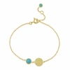 Auree Jewellery Bali 9ct Gold December Birthstone Bracelet Turquoise