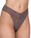 HANKY PANKY STRETCH LACE TRADITIONAL-RISE THONG,PROD209220116