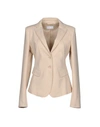 Patrizia Pepe Sartorial Jacket In Beige