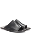 SEE BY CHLOÉ LEATHER SLIDES,P00292915