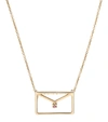 ALIITA CARTA 9KT YELLOW GOLD NECKLACE WITH RUBY,P00317493