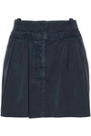 JW ANDERSON Gathered cotton-canvas mini skirt,US 7789028784052105