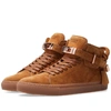 BUSCEMI BUSCEMI 100MM SUEDE HIGH SNEAKER,118SM100LK300S-003423