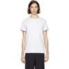 Moncler Stripe Detail Sleeve T In White