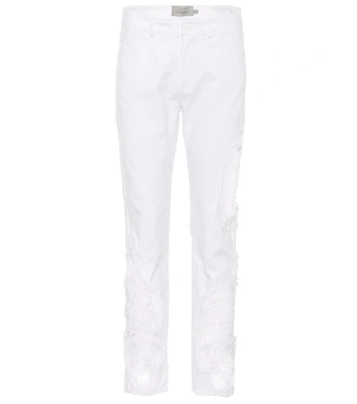 Preen By Thornton Bregazzi Dill紧身牛仔裤 In White