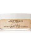 AFRICAN BOTANICS + NET SUSTAIN MARULA DETOXIFYING SALT AND SUGAR BODY SCRUB, 200ML