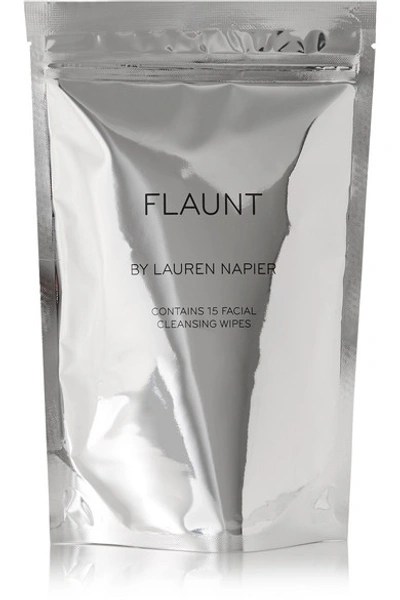 Cleanse By Lauren Napier The Flaunt Package - Facial Cleansing Wipes X 15 In Colourless