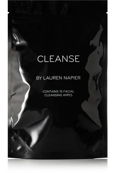 Cleanse By Lauren Napier Facial Cleansing Wipes X 15 In Colourless
