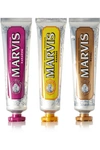Marvis Royal, Karakum And Rambas Toothpaste Trio, 3 X 75ml - One Size In Colorless