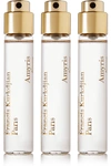 MAISON FRANCIS KURKDJIAN AMYRIS FEMME EAU DE PARFUMS TRAVEL SET - LEMON TREE FLOWER & IRIS, 3 X 11ML