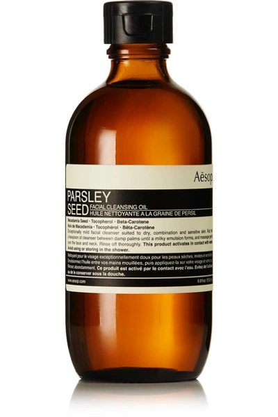 Aesop Parsley Seed Facial Cleansing Oil, 200ml In Colourless