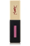 SAINT LAURENT ROUGE PUR COUTURE LIP LACQUER GLOSSY STAIN - ROSE VINYL 15