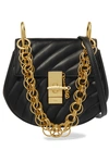 CHLOÉ DREW BIJOU QUILTED LEATHER SHOULDER BAG