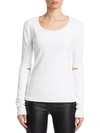 HELMUT LANG Wide Rib Long Sleeve Tee