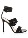GIANVITO ROSSI Ankle Strap Leather Sandals