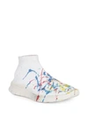 MAISON MARGIELA Paint Splatter Sock Sneakers