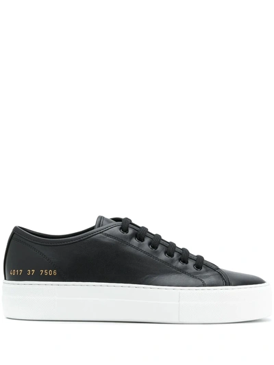 Common Projects Tournament Low Super Sole Trainers In Black