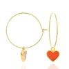 C.j.m Red Heart Hoops