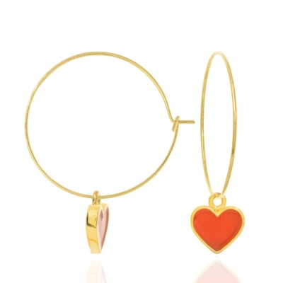 C.j.m Red Heart Hoops