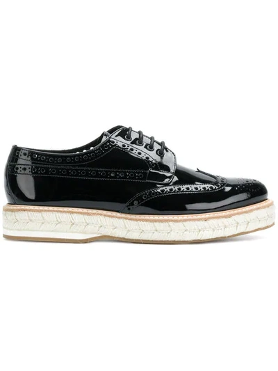 Church's 40mm Keely 2 Patent Leather Brogue Shoes In Black