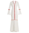 GALVAN White Maxi Bell Sleeve Dress,1280169465019635542