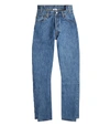 VETEMENTS Blue High Waisted Denim Jeans,1763210365525749370