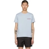 THOM BROWNE THOM BROWNE BLUE POCKET T-SHIRT,MJS010A-01454