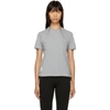 THOM BROWNE THOM BROWNE GREY CLASSIC PIQUE RELAXED T-SHIRT,FJS013A-00050