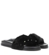 VALENTINO GARAVANI Valentino Garavani mink fur slides,P00298477