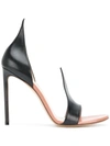 FRANCESCO RUSSO pointed detail sandals,R1S08720012671097