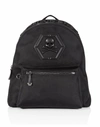 PHILIPP PLEIN BACKPACK "DON'T EVER GIVE UP",S18AMBA0322PXV002N02