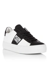 PHILIPP PLEIN LO-TOP SNEAKERS "I CAN SEE IT IN YOUR EYES",P18SWSC0826PLE008N02