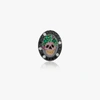 HOLLY DYMENT HOLLY DYMENT WOMENS METALLIC 18K YELLOW GOLD AND MULTICOLOURED EMERALD SMALL SKULL PENDANT,JGPN900312601373