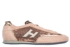 HOGAN WOMEN'S SHOES SUEDE TRAINERS SNEAKERS OLYPIA H FLOCK PAILLETTES,HXW052016870HK899P 36