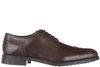 TOD'S MEN'S CLASSIC LEATHER LACE UP LACED FORMAL SHOES DERBY,XXM0RQ00C10D90S800 39.5