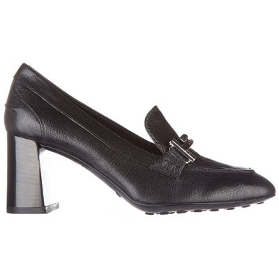 Tod's Double T Pumps In Black