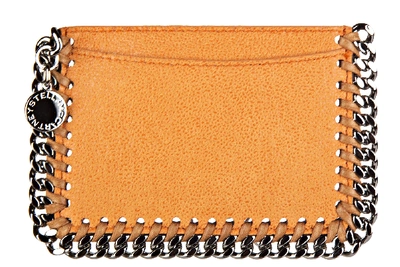Stella Mccartney Women's Credit Card Case Holder Wallet Shaggy Deer In Orange