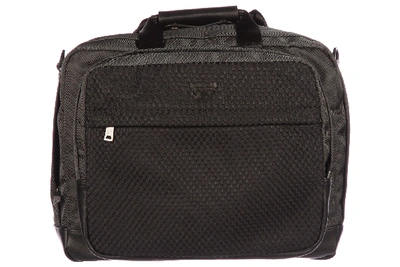 Armani Jeans Briefcase Attaché Case Laptop Pc Bag Nylon In Green