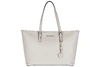 MICHAEL KORS WOMEN'S LEATHER SHOULDER BAG JET SET TRAVEL MEDIUM MD FUNT TOTE,30T5STVT2L